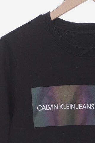 Calvin Klein Jeans Sweatshirt & Zip-Up Hoodie in M in Black