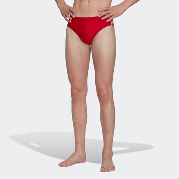 ADIDAS PERFORMANCE Athletic Swim Trunks 'Classic' in Red: front