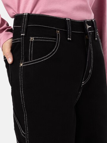 DICKIES Loosefit Farkut värissä musta