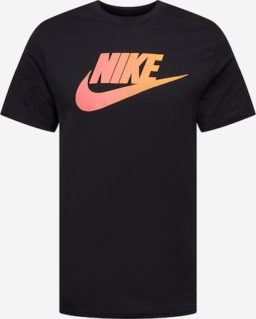 Nike Sportswear Тениска в черно: отпред