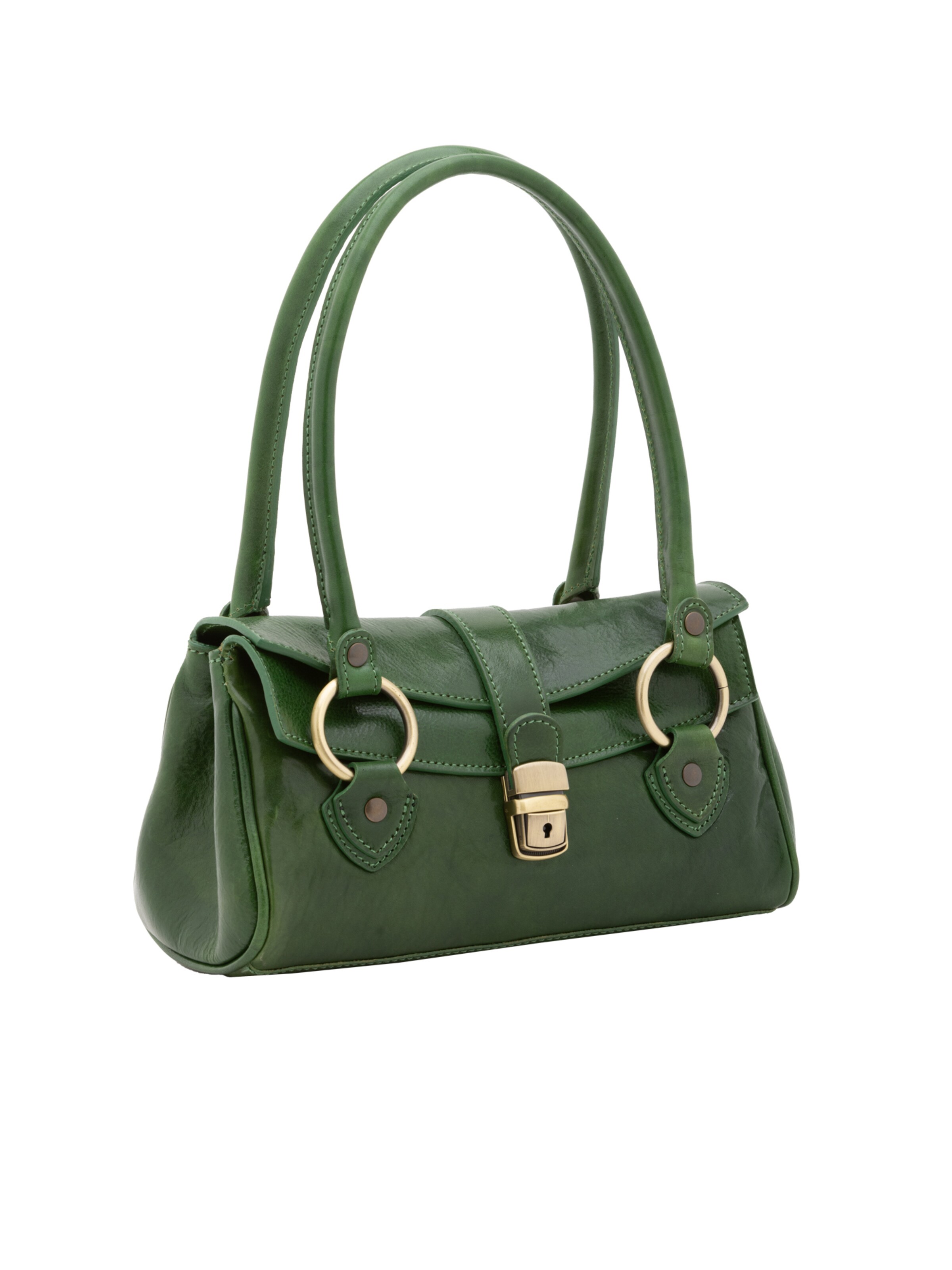 Viola Castellani Handtasche in Grün: Vorderseite