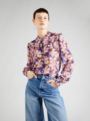 Molly BRACKEN - Blusa em roxo: frente