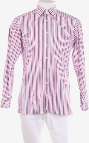 JOHN ADAMS Button Up Shirt in M in Purple: front