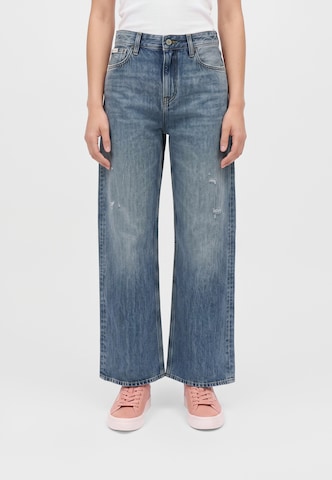 Calvin Klein Jeans Ohlapna forma Kavbojke '90s' | modra barva: sprednja stran