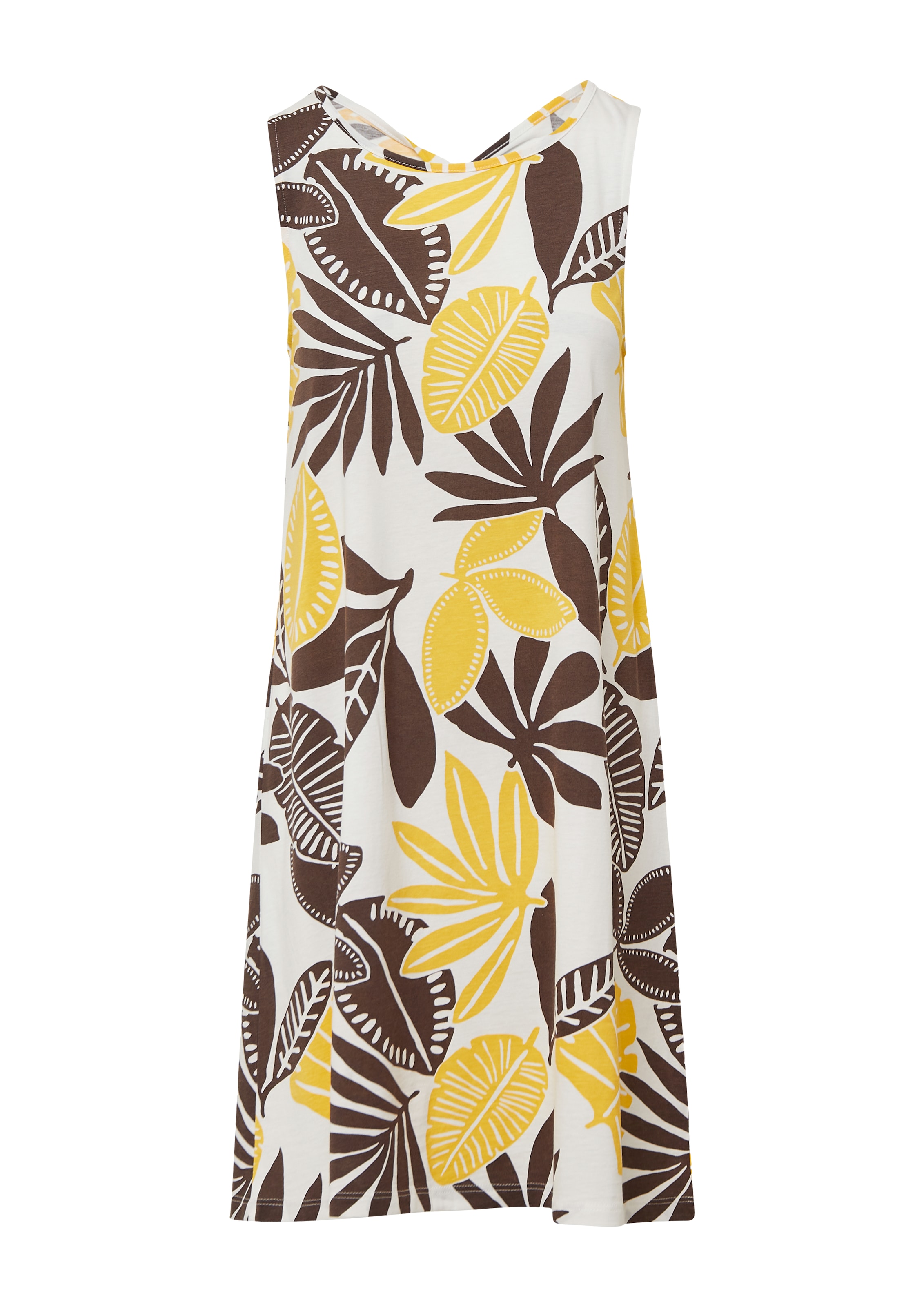 s.Oliver Sommerkleid in Beige: Vorderseite