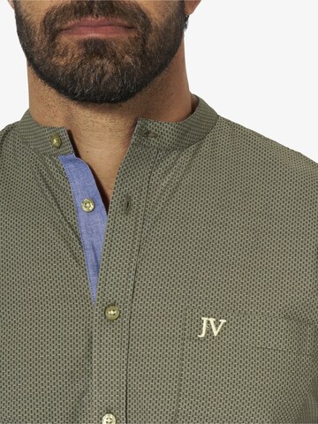 Jan Vanderstorm Comfort fit Button Up Shirt 'Laason' in Green
