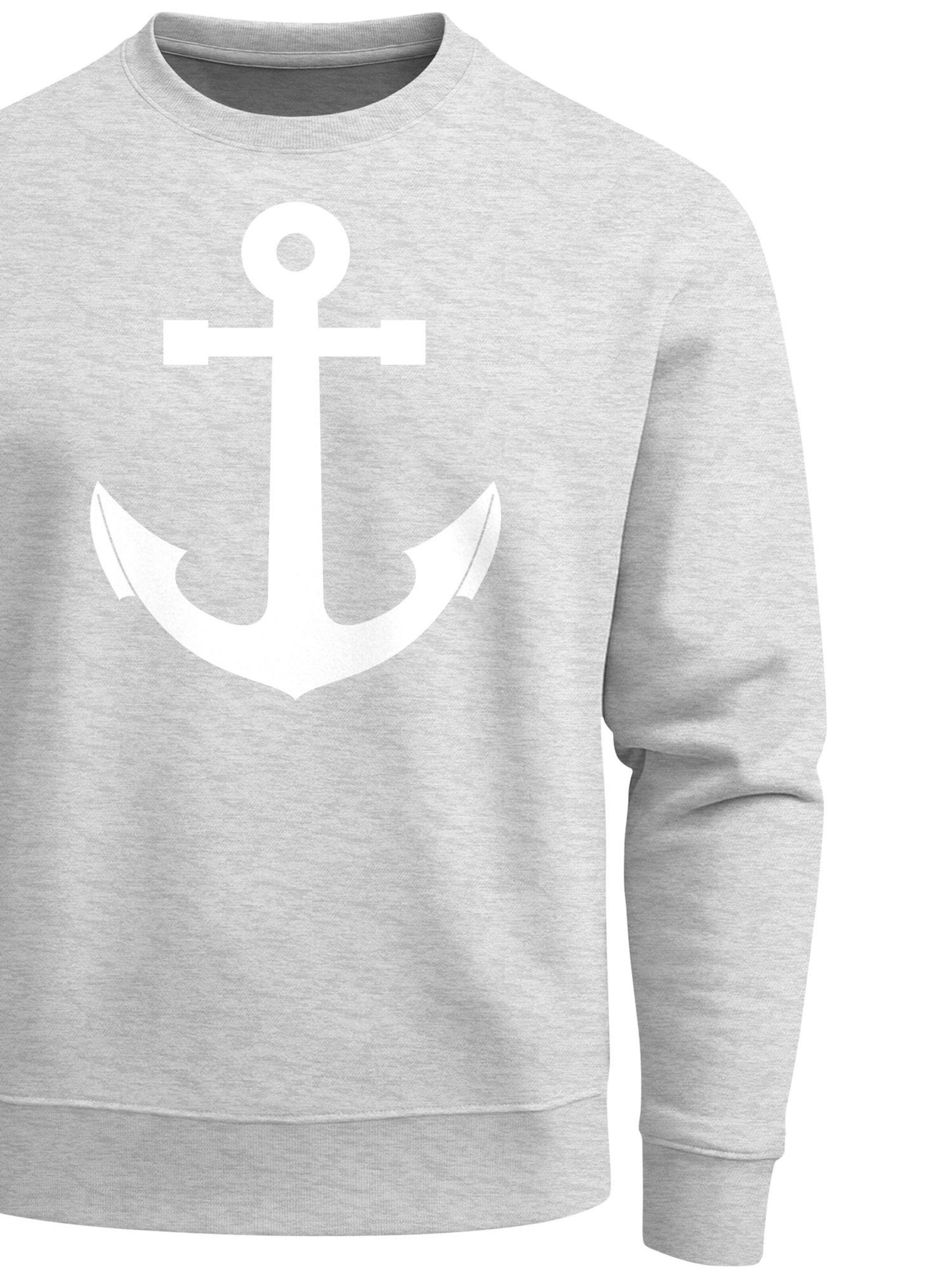 Neverless Sweatshirt 'Anker V2'‌‌‌‌‌‌‌‌ in Grau