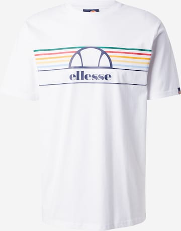 ELLESSE T-shirt 'Lentamente' i vit: framsida