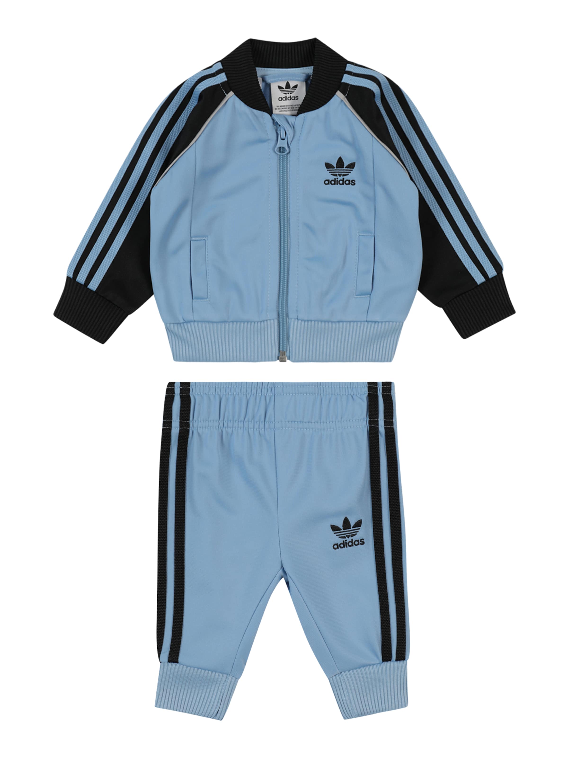 ADIDAS ORIGINALS Jogginganzug 'Adicolor' in Blau: Vorderseite