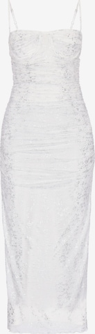 Robe de soirée faina en blanc : devant