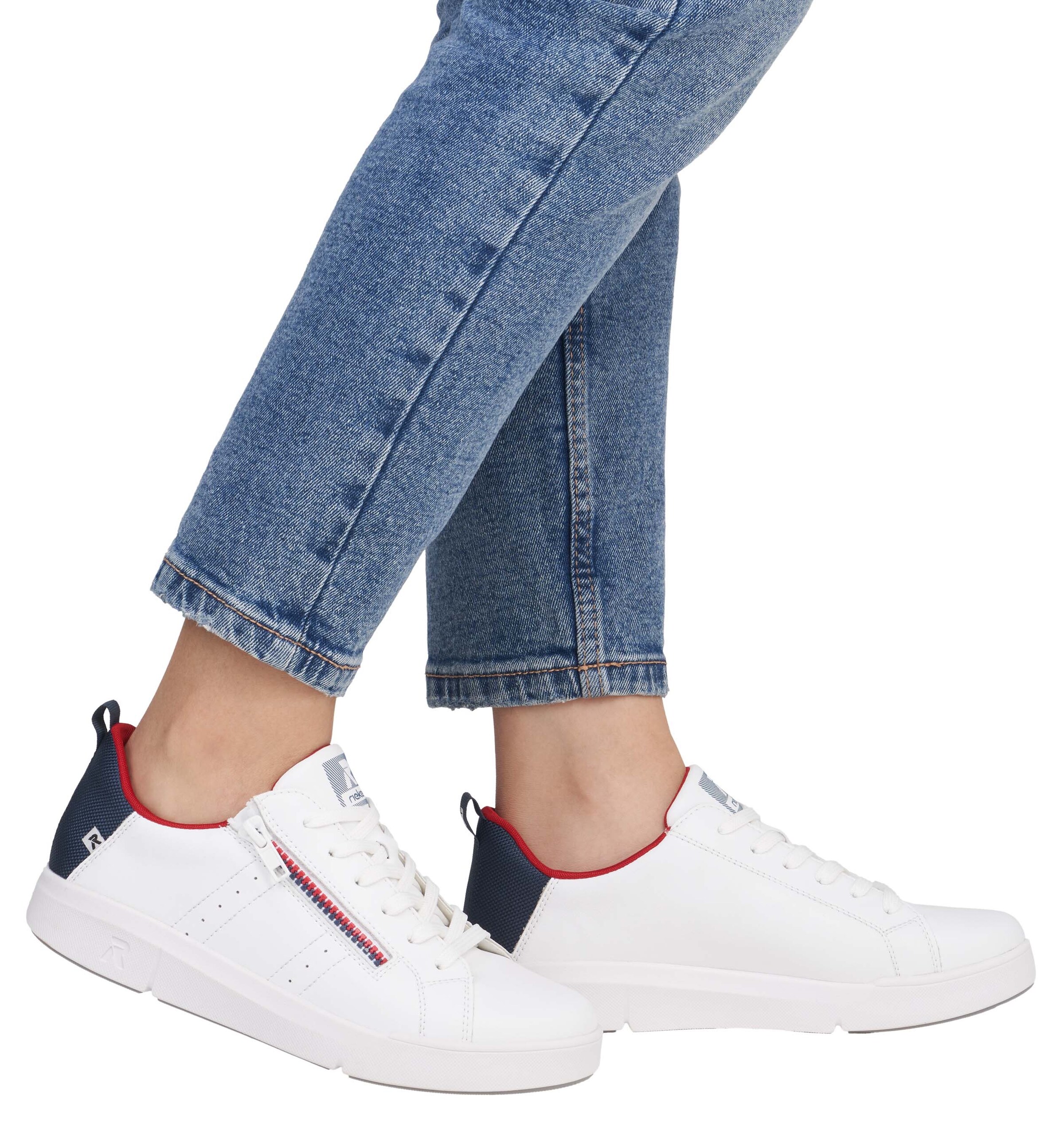Baskets basses Rieker Sport en blanc
