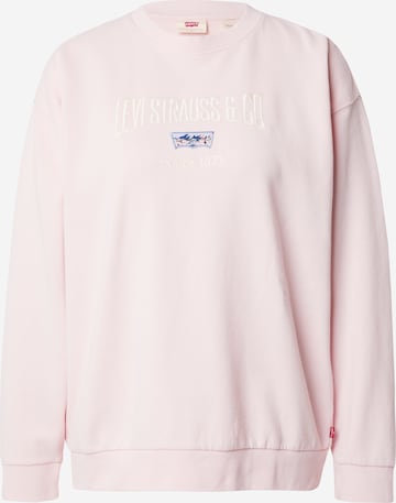 LEVI'S ® Sweatshirt 'Graphic Salinas Crew' i rosa: framsida