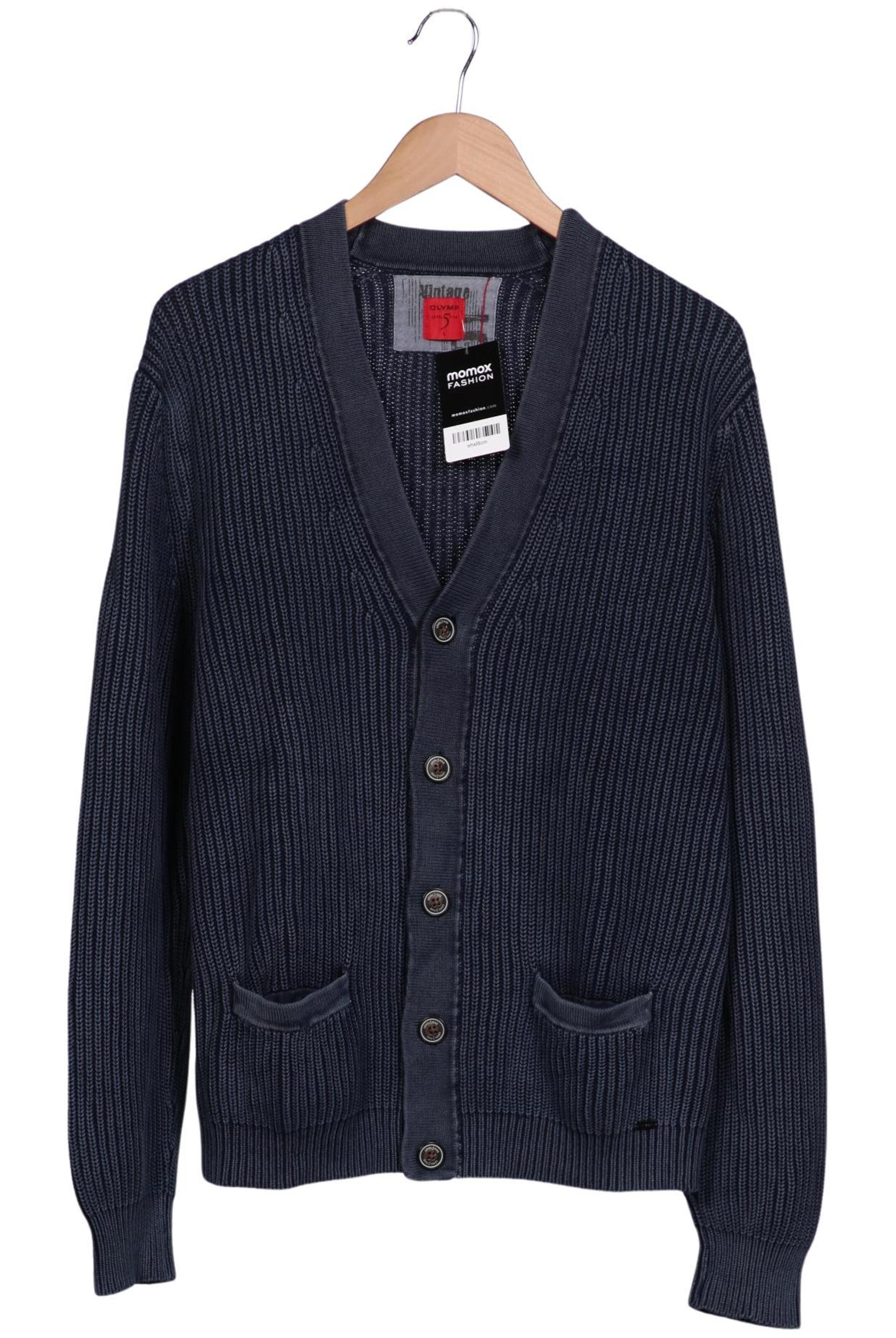 OLYMP Sweater & Cardigan in L in Blue: front