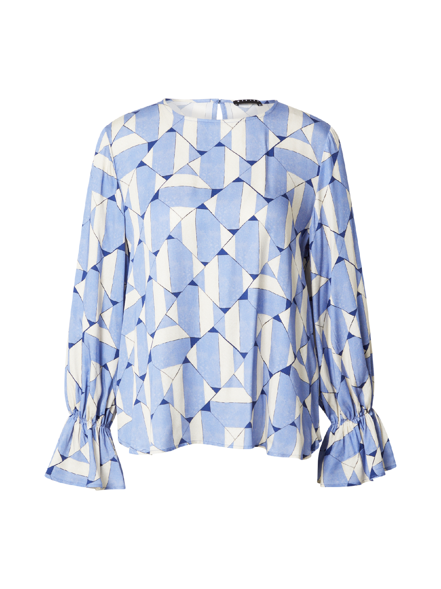 Nuovi arrivi Abbigliamento Sisley Camicia da donna in Blu Chiaro, Blu Scuro 