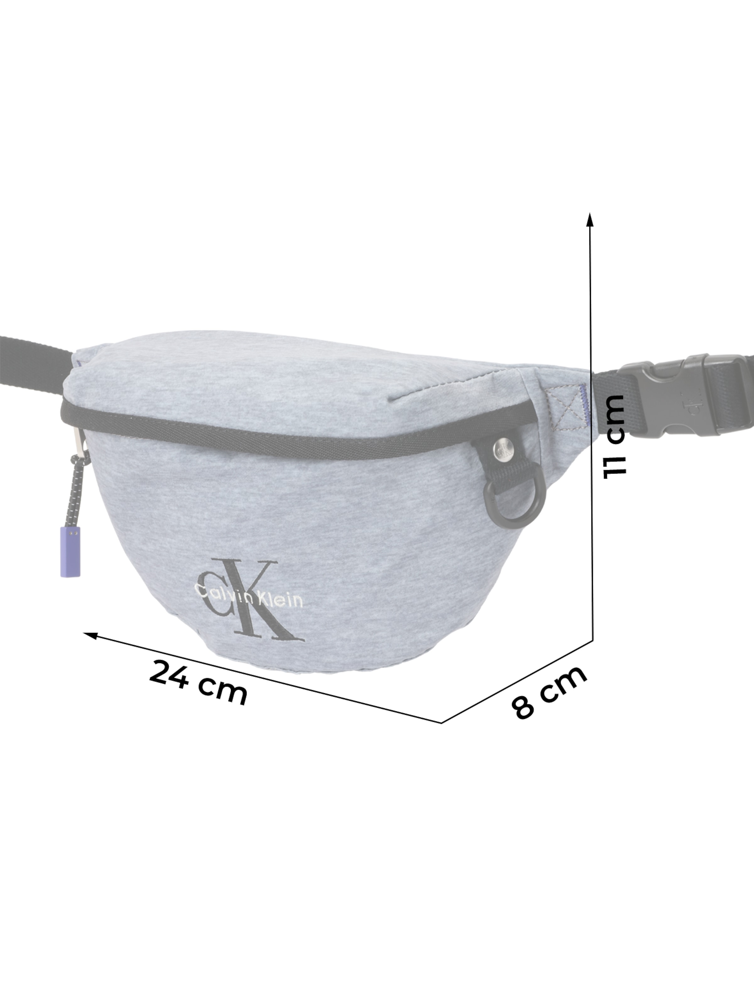 pilka Calvin Klein Rankinė ant juosmens