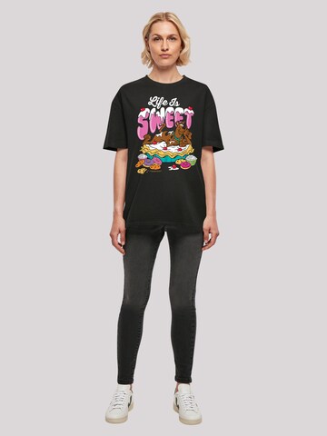F4NT4STIC T-Shirt 'Life Is Sweet' in Schwarz