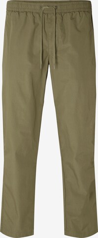 Regular Pantaloni 'Nick' de la SELECTED HOMME pe verde: față