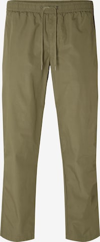 SELECTED HOMME Regular Pants 'Nick' in Green: front