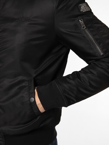 Schott NYC Between-Season Jacket 'Airforce' in Black