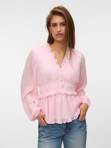 Camicia da donna 'VMDora' di VERO MODA in rosa: frontale
