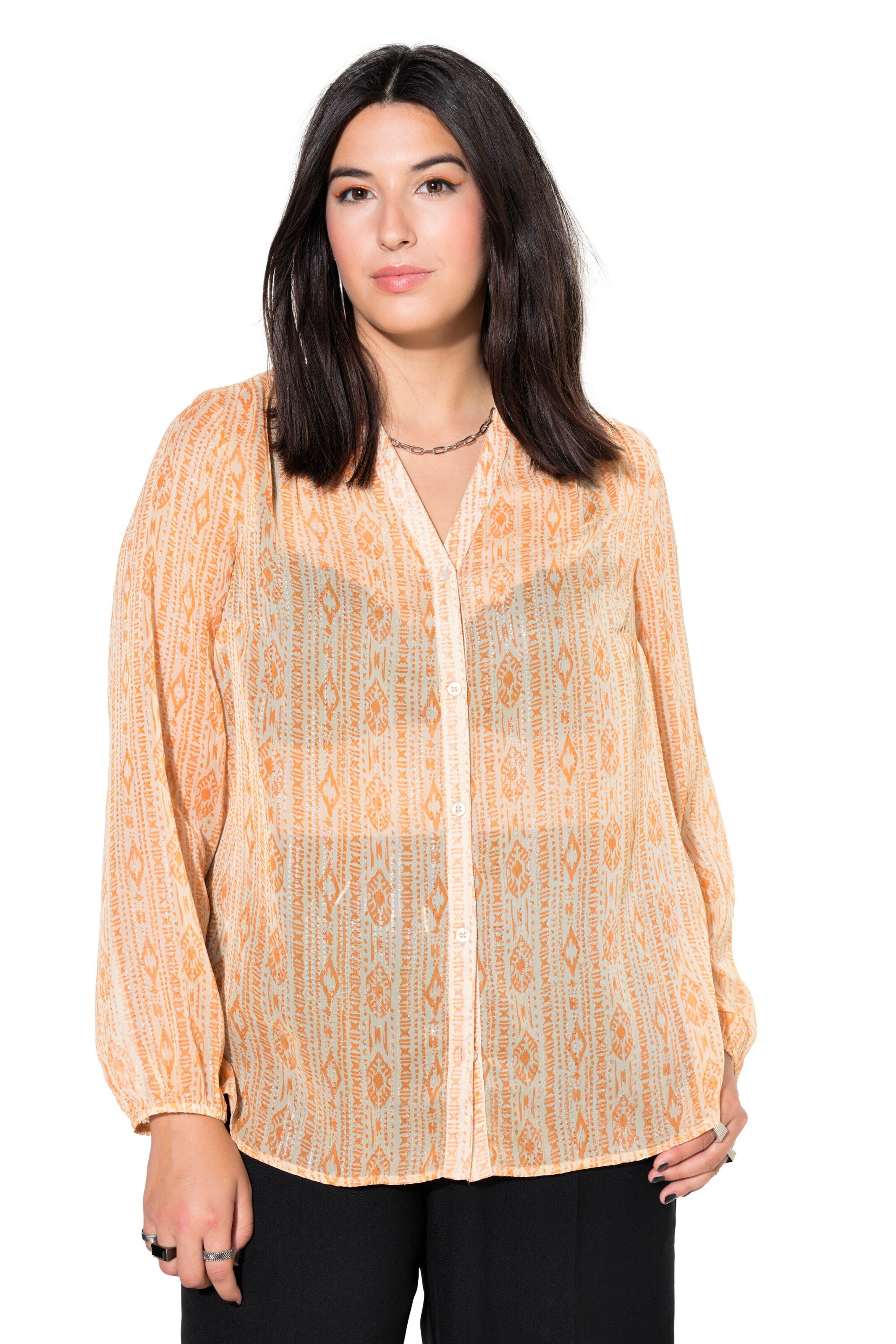 Studio Untold Bluse in Orange: Vorderseite