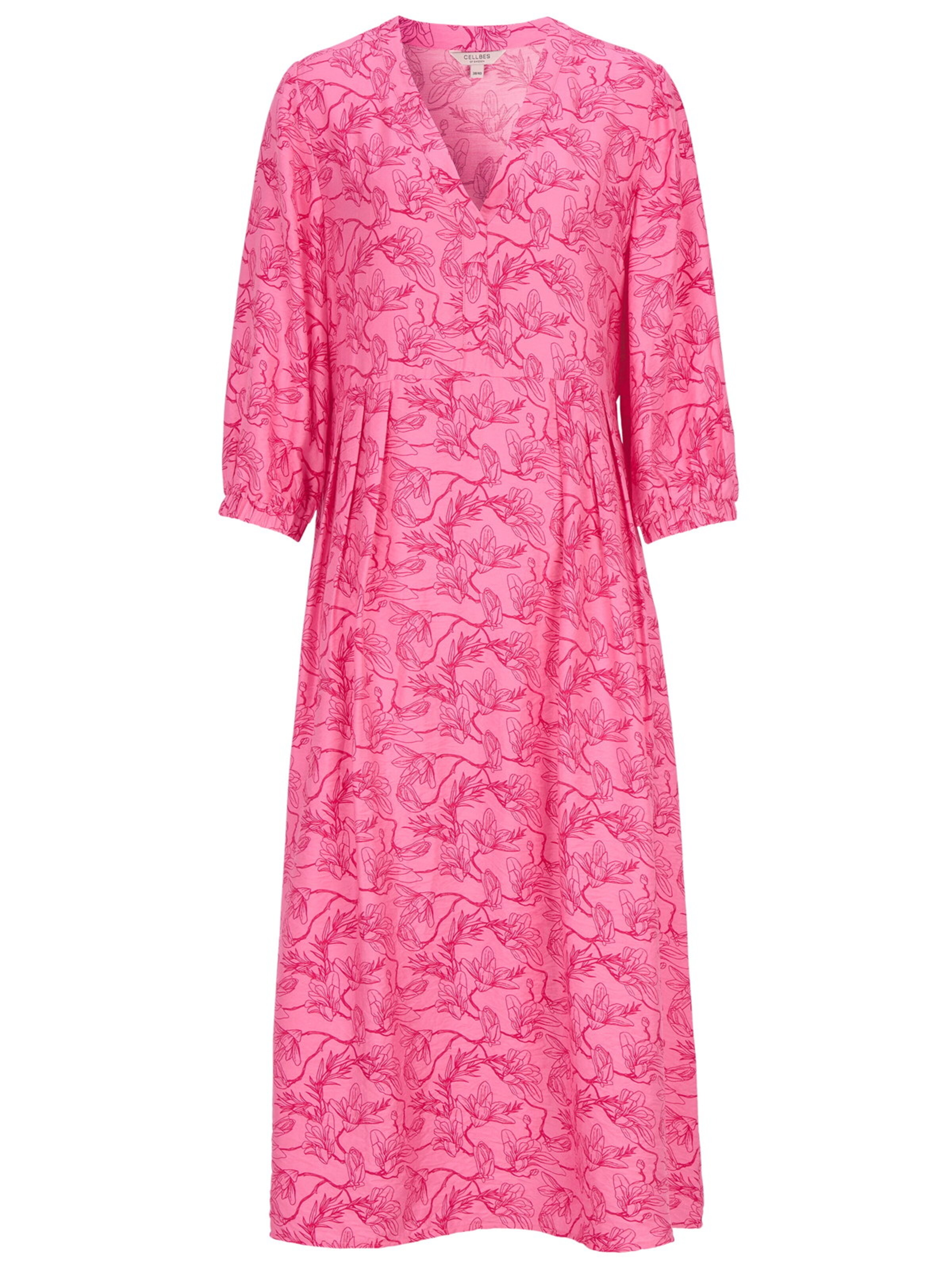 Cellbes of Sweden Jurk in de kleur Lichtroze / Donkerroze, Productweergave