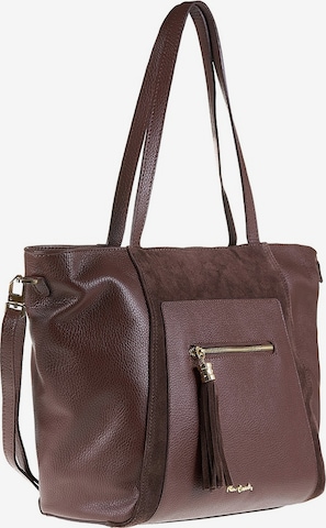 PIERRE CARDIN Handbag in Brown: front