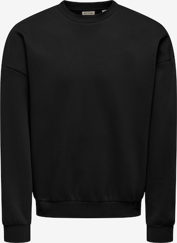 Only & Sons Sweatshirt 'ONSCeres' in Schwarz: Vorderseite