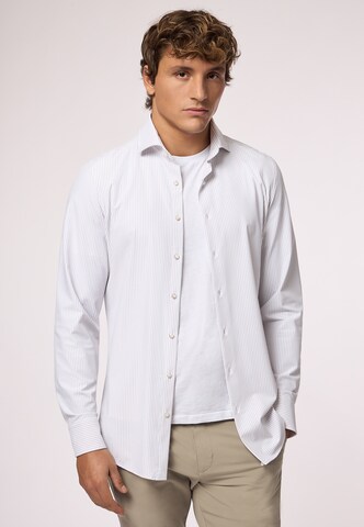 ROY ROBSON Slim fit Business shirt in Brown