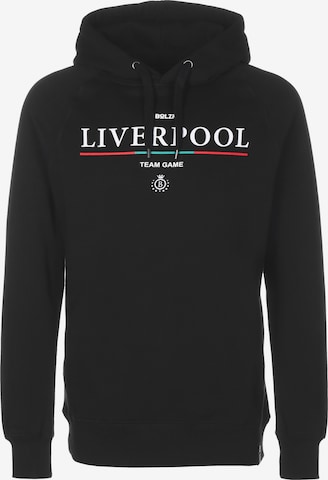 Bolzr Sweatshirt 'Liverpool' in Black: front