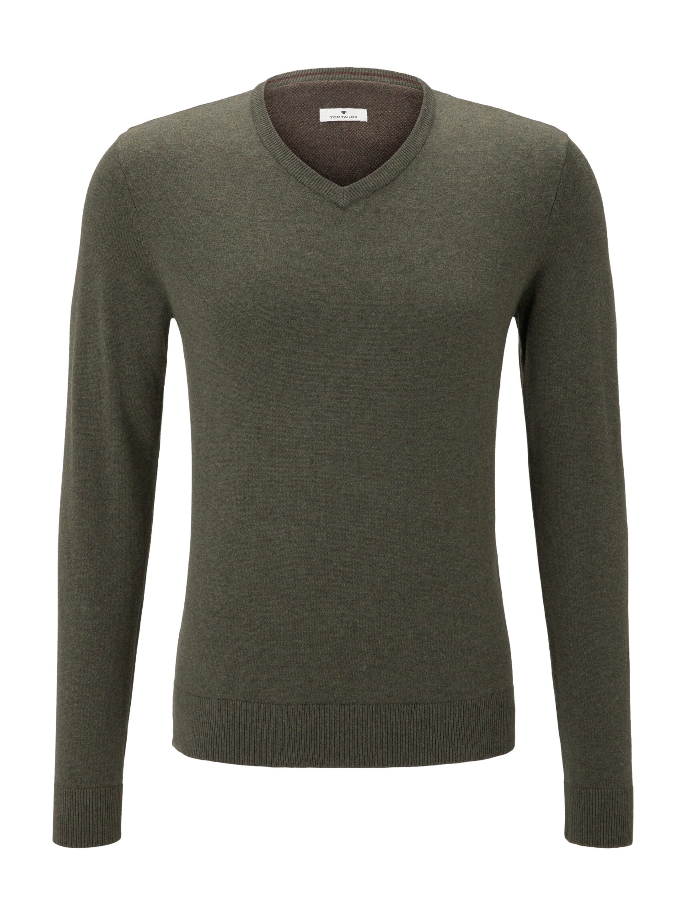 TOM TAILOR Sweter w kolorze zielony: przód