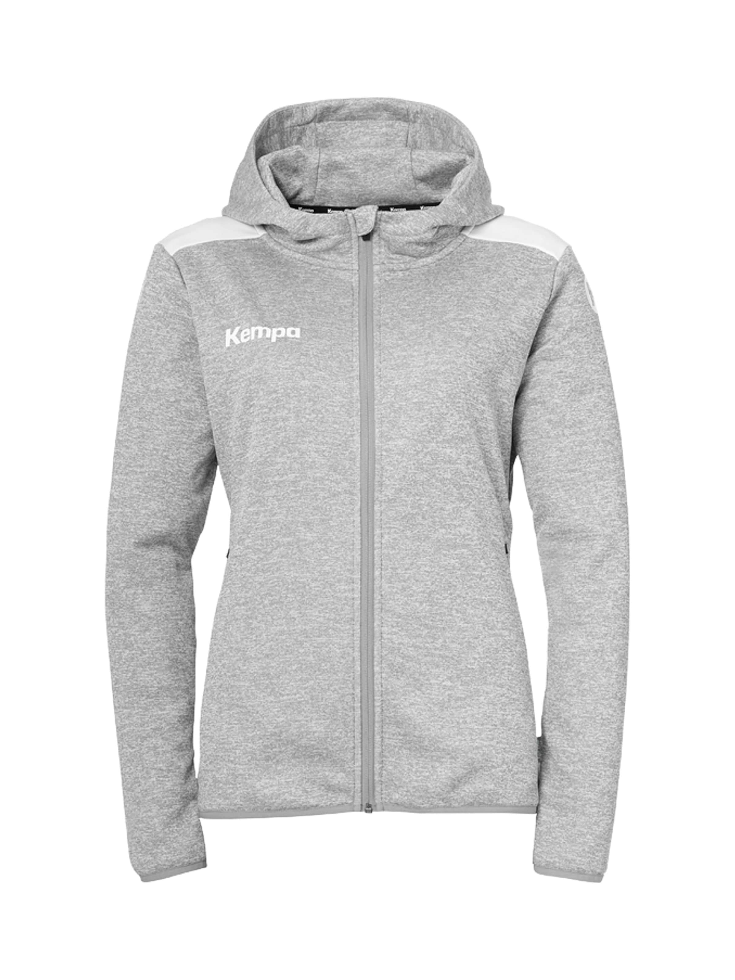KEMPA Trainingsjacke 'Emotion 27' in Grau: Vorderseite