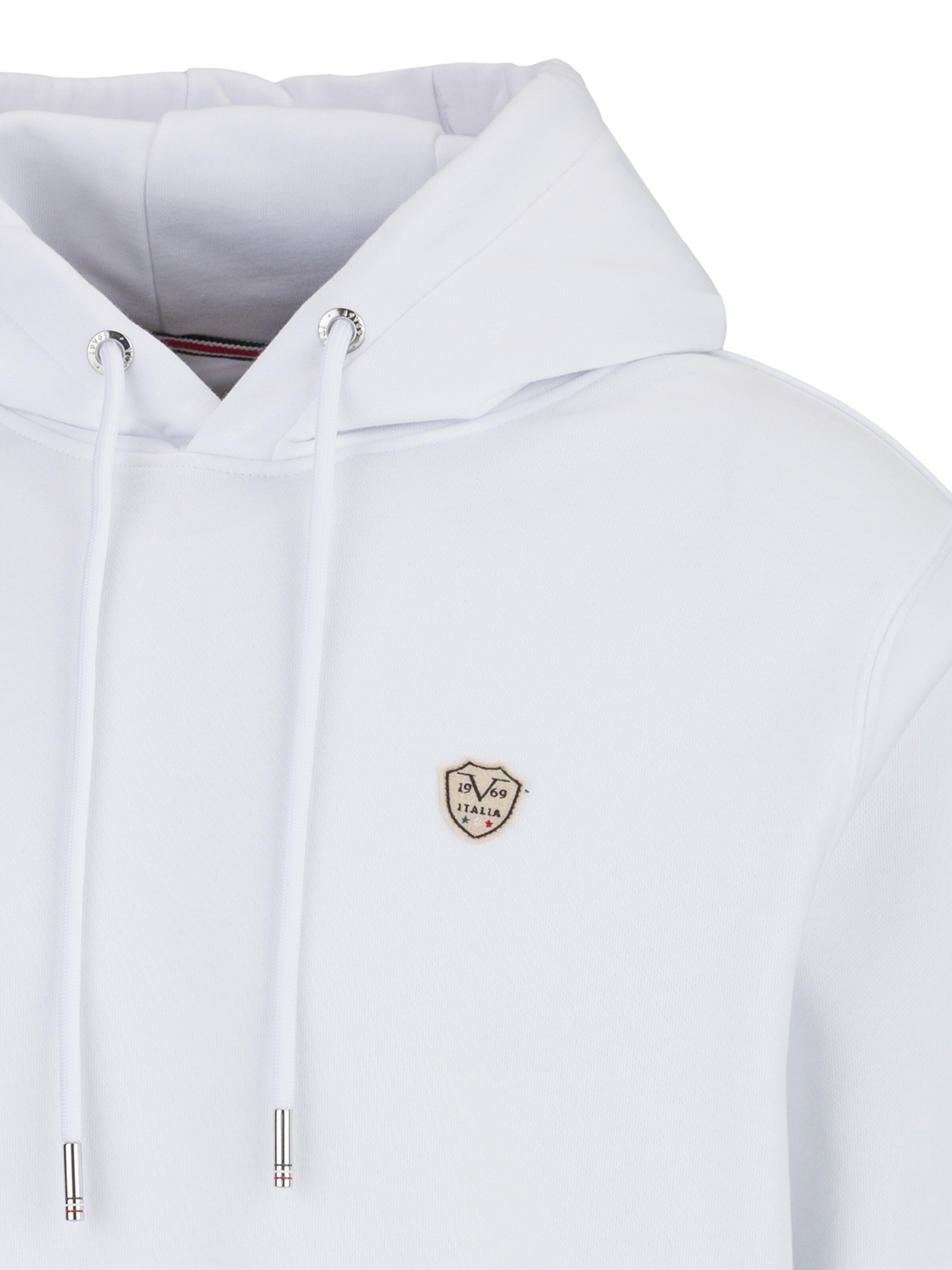 19V69 ITALIA Sweatshirt 'Matteo' i vit
