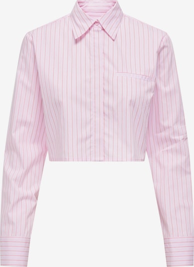 ONLY Blusa 'HOLLY MICHELLE' em rosa / cor-de-rosa / branco, Vista do produto