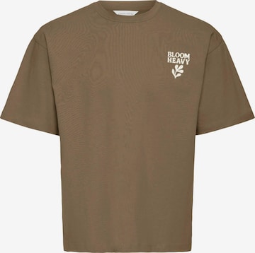 Casual Friday Rundhalsshirt ' CFRude ' in Grau: Vorderseite