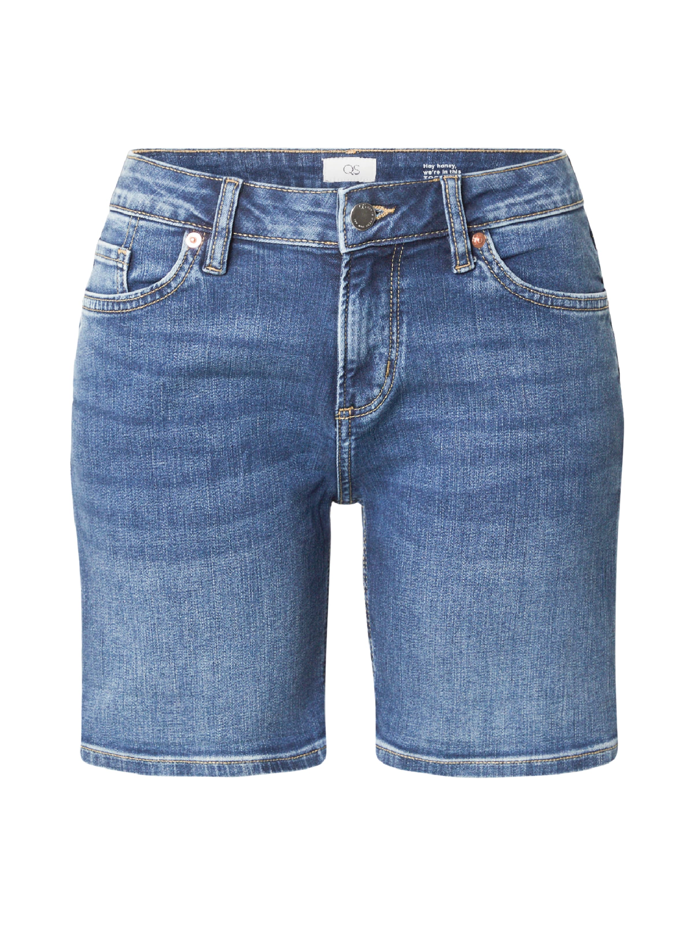 Regular Jean 'Abby' QS en bleu : devant