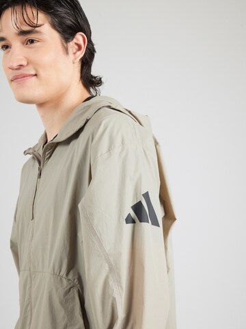 ADIDAS SPORTSWEAR Sports jacket 'City Escape' in Beige