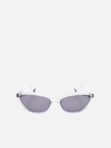 Polaroid Sonnenbrille‌‌‌ in Weiß: Vorderseite