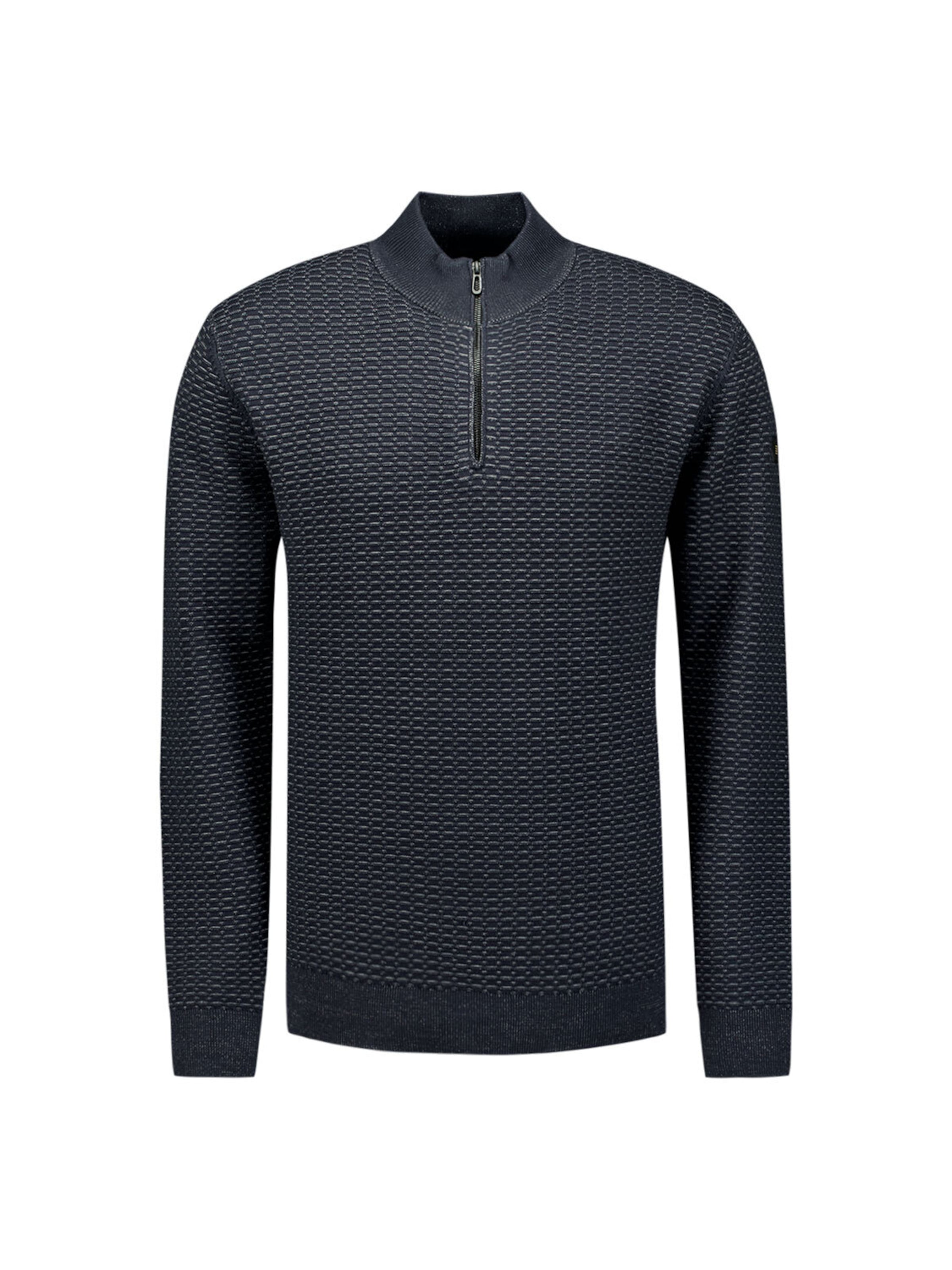 No Excess Sweater in Blue: front