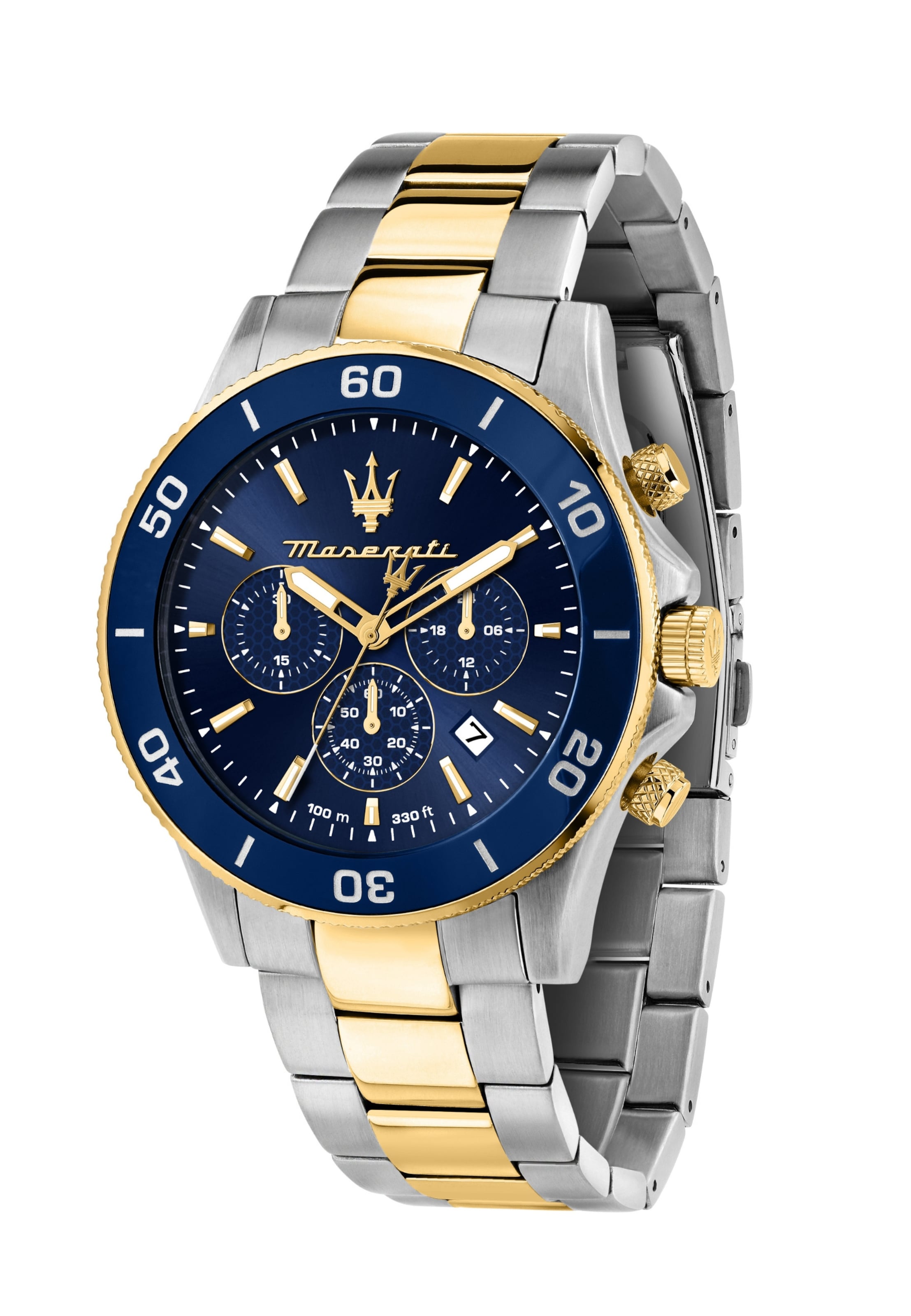 Maserati Uhr 'Competizione' in Grau: Vorderseite