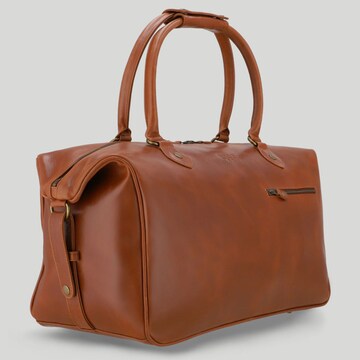 Buckle & Seam Reisetasche 'Linwood' in Braun