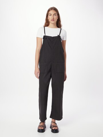 Monki Regular Overalls in Black: front