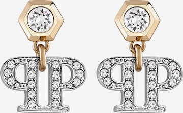 Boucles d'oreilles Philipp Plein en or : devant