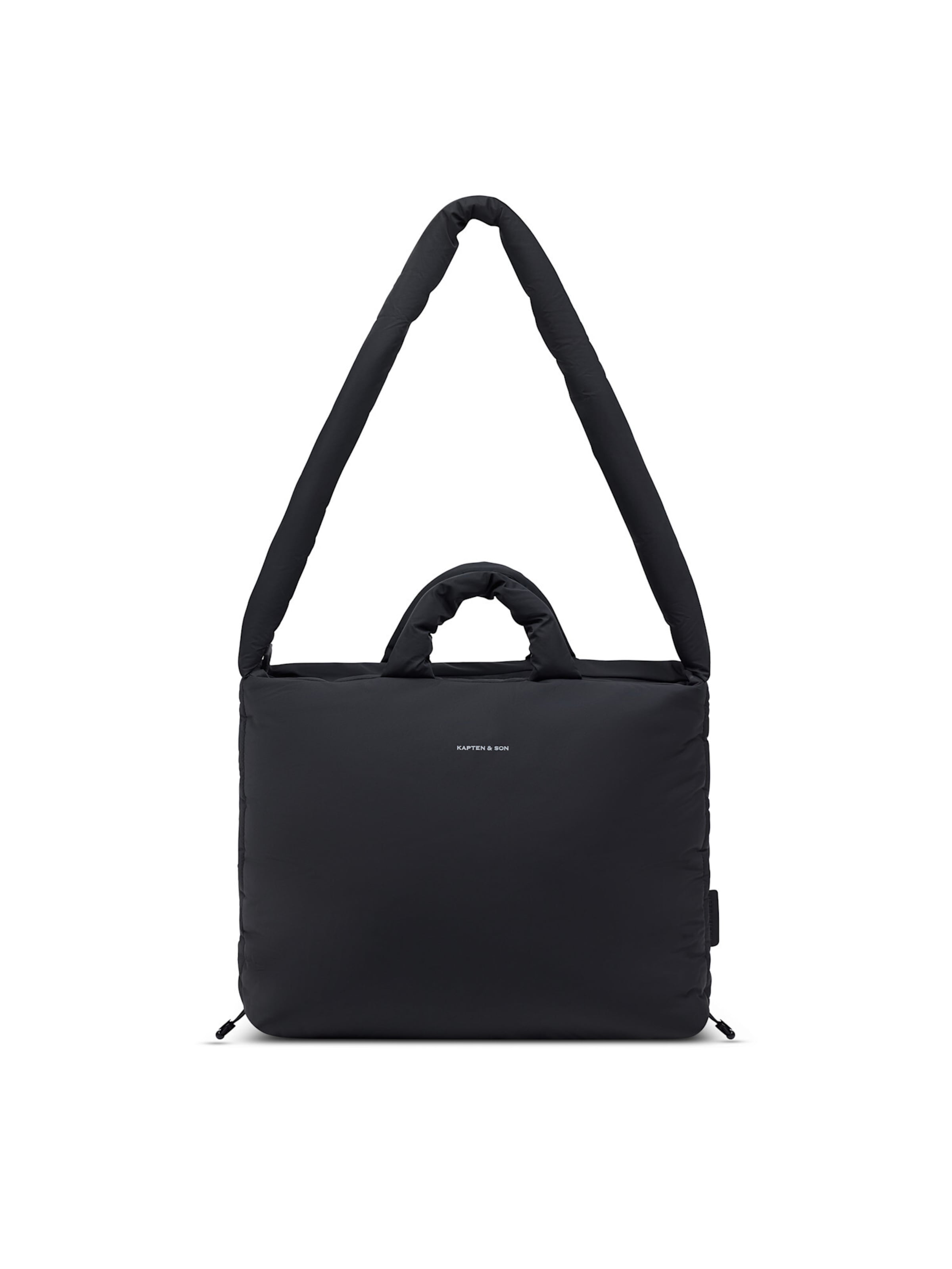 Kapten & Son Umhängetasche 'Skara Cloud Pro'‌‌‌‌‌‌‌‌‌ in Schwarz: Vorderseite