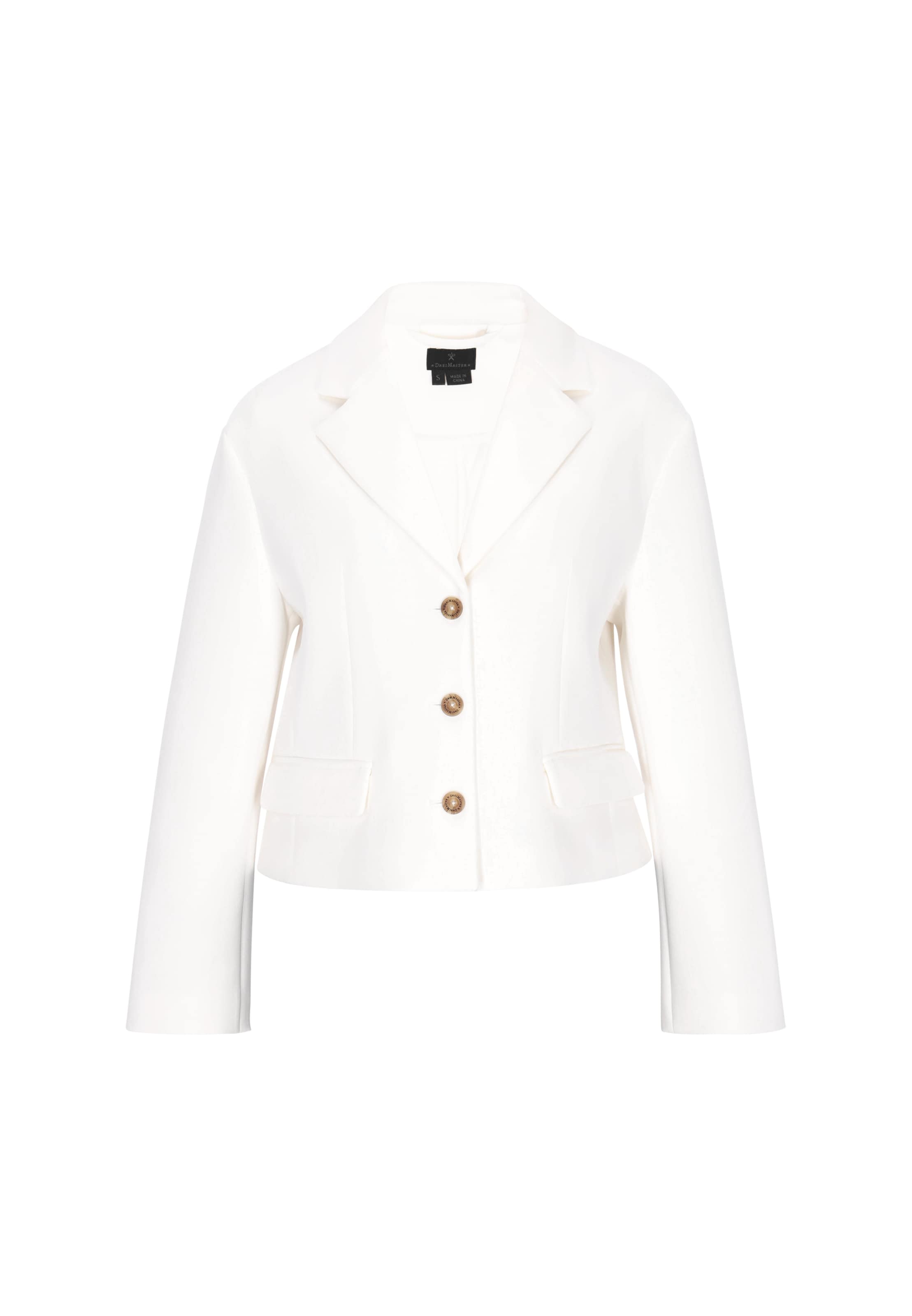 DreiMaster Klassik Blazer en blanc cassé, Vue avec produit