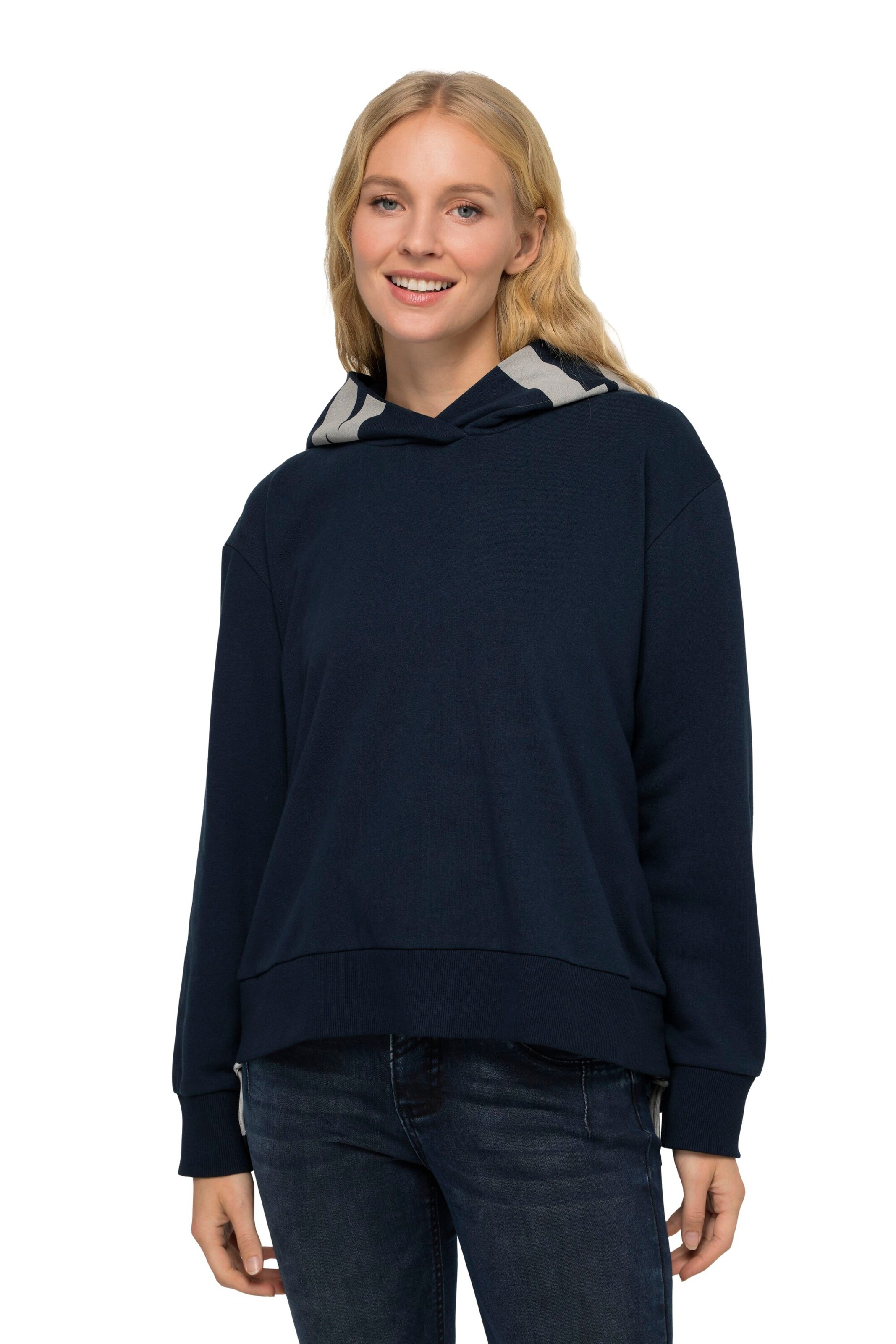 LAURASØN Sweatshirt in Blue: front