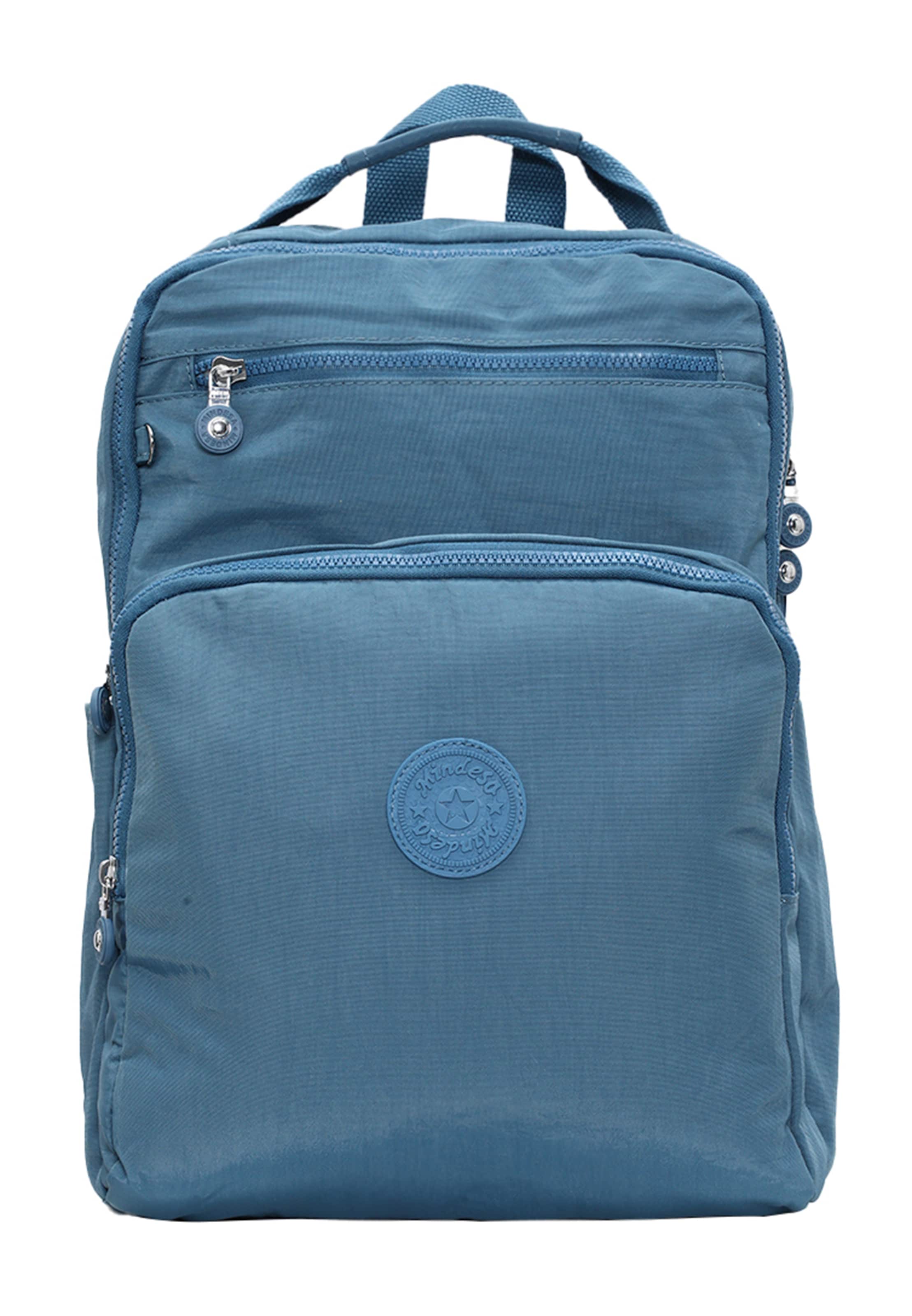 Mindesa - Mochila em azul: frente
