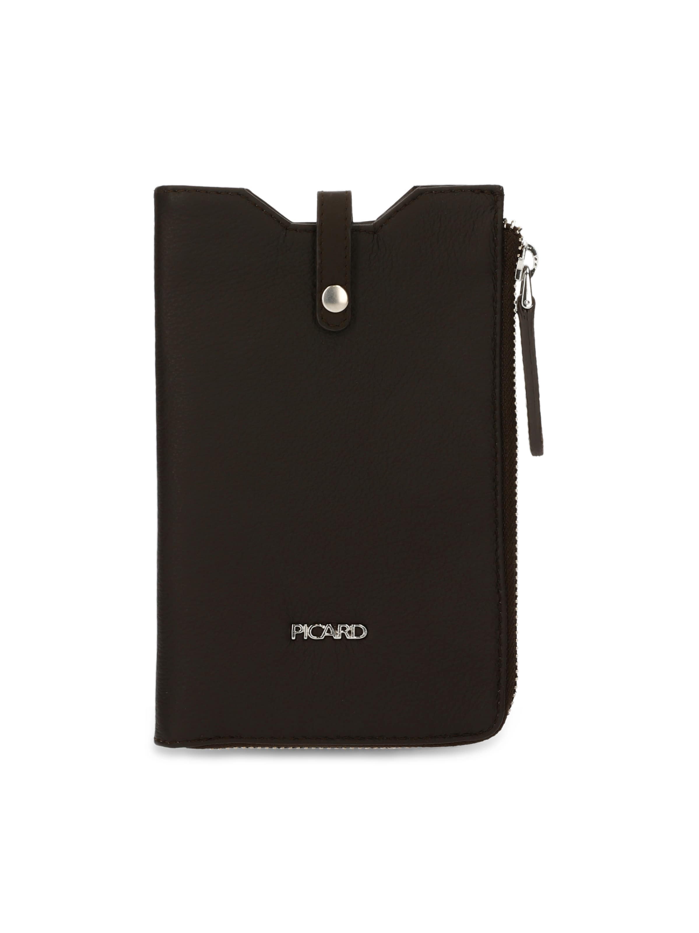 Picard Smartphonehülle ' Handsome ' in Braun: Vorderseite