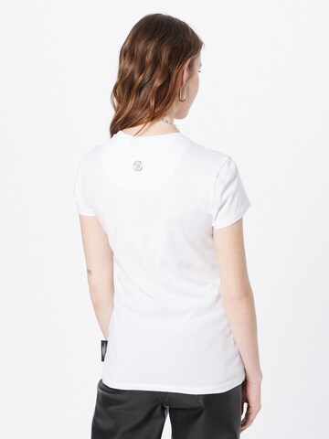 T-shirt Plein Sport en blanc