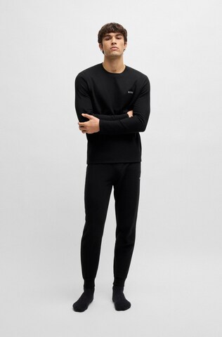 BOSS Pyjamahose in Schwarz